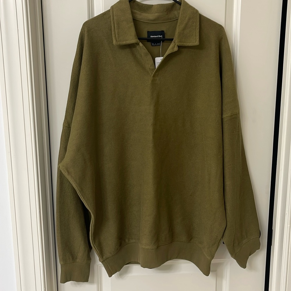 Urban Outfitters NWT standard cloth Astro collared sweatshirt size Large